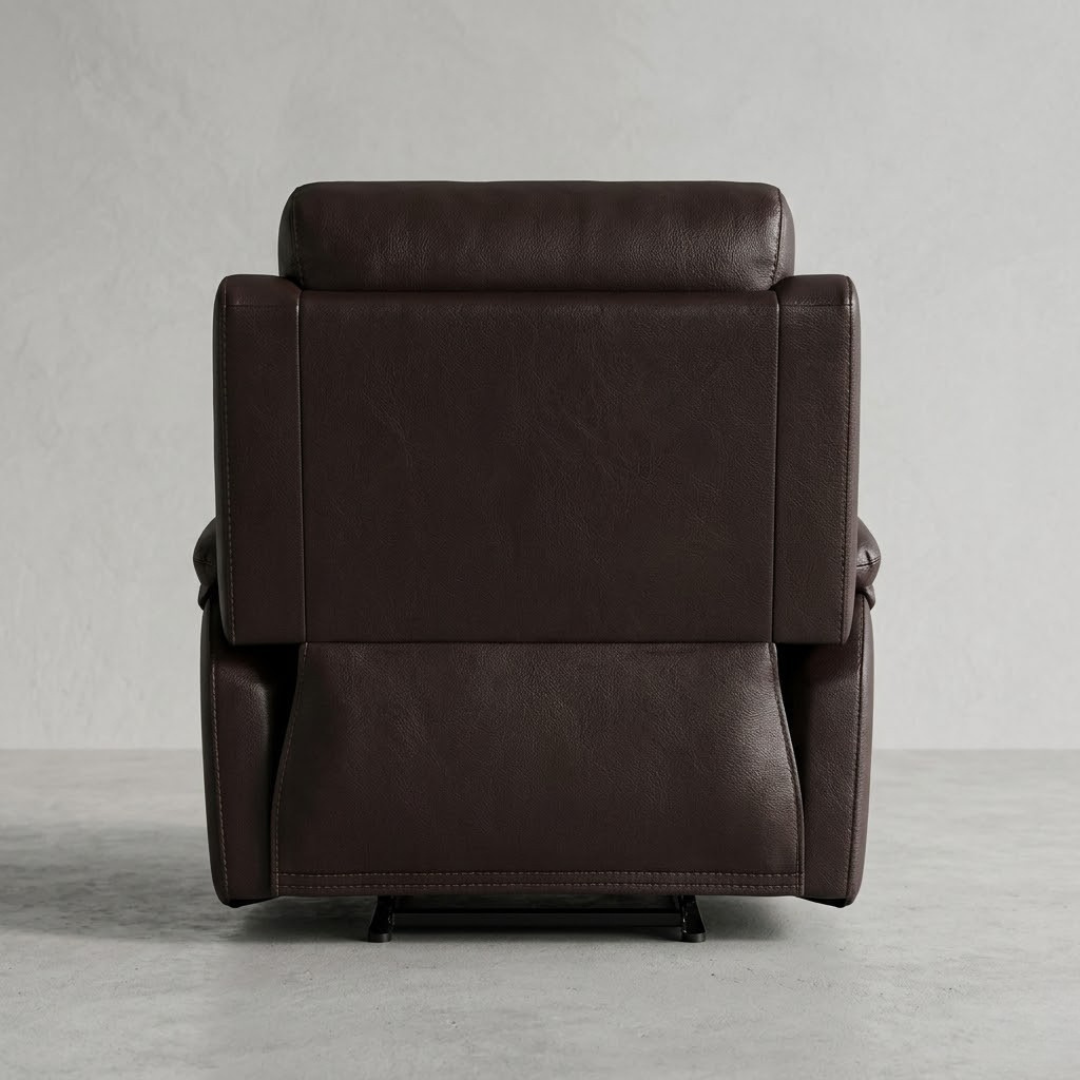 Ohio | Premium Manual Recliner in Espresso Leatherette