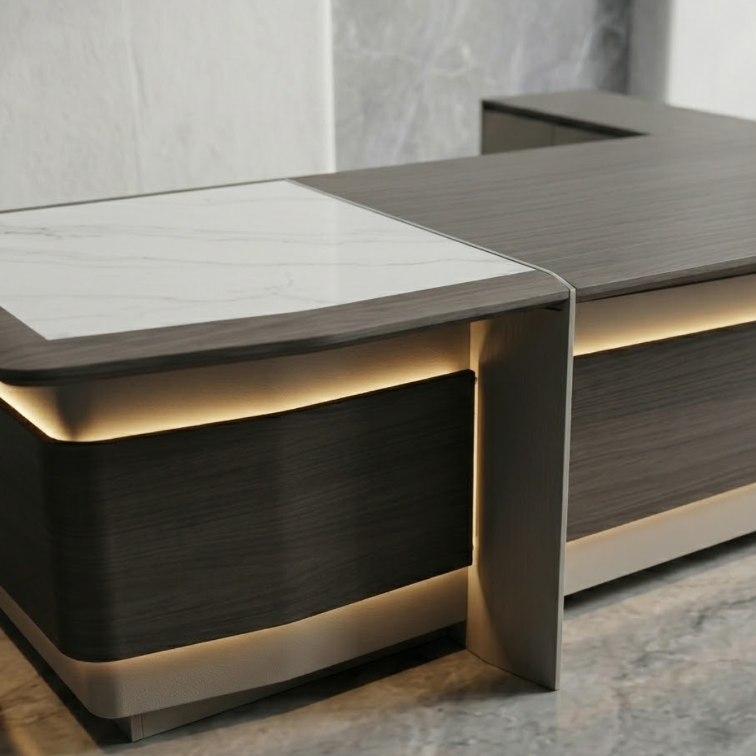 Apex L-Shape Executive Office Desk