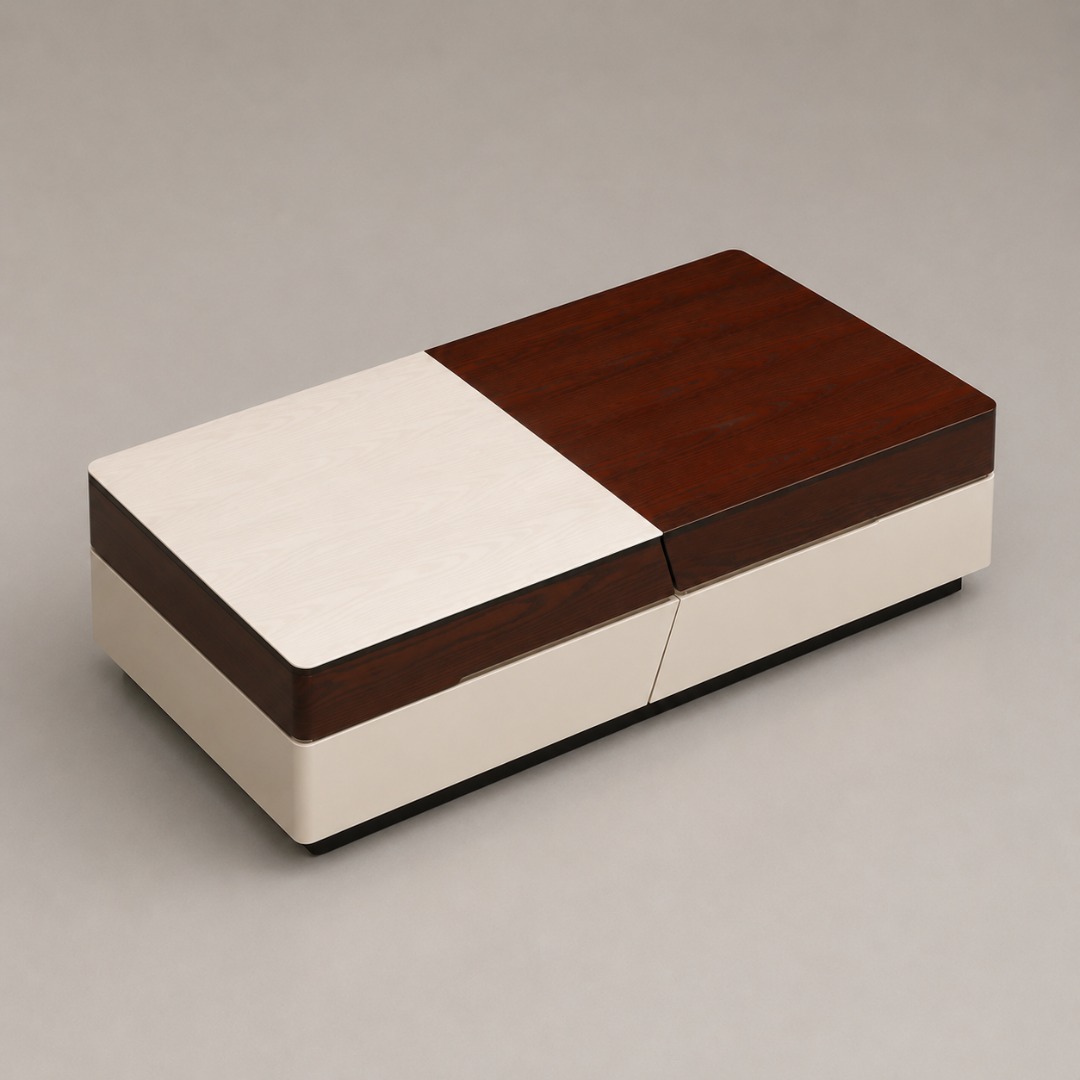 Novara Dual-Tone Lift-Top Storage Coffee Table